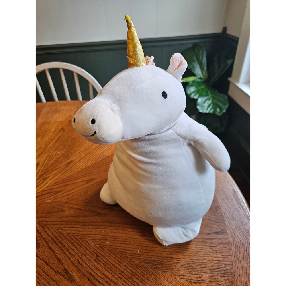 Pillowfort Weighted Plush Unicorn Throw Pillow stuffed plush 3lb 20"